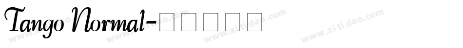 Tango Normal字体转换